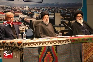 حضور رئیس جمهور در جمع فعالان اقتصادی استان البرز+تصاویر