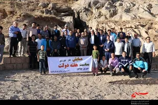 کارمندان ادارت هشترود به ارتفاعات آقبلاغ صعود کردند