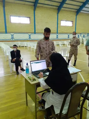 واکسیناسیون سربازان سپاه امام رضا(ع) در گام پنجم طرح شهید سلیمانی