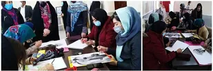نمایشگاه نقاشی و خوشنویسی به مناسبت جشن انقلاب در ملارد
