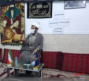 برگزاری نشست بصیرتی به مناسبت هفته عقیدتی سیاسی توسط حوزه  مقاومت بسیج روح الله تنگستان