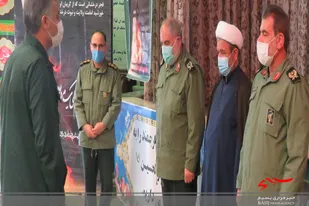 آیین تکریم و معارفه جانشین فرمانده تیپ ۳۲ انصارالحسین(ع) همدان