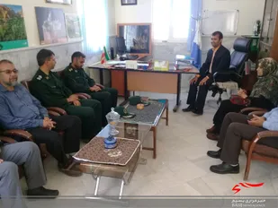 دیدار جانشین سپاه اسفراین با رئیس اداره میراث فرهنگی و گردشگری اسفراین