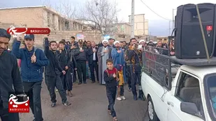 برپایی مراسم سوگواری قائد امت رهبر شهید در سینی