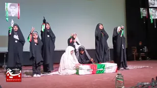 همزمان با گرامیداشت هفته دفاع مقدس یادواره شهدای هنرمند در کاشمر برگزار شد+عکس