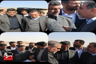 بازدید معاون وزیر راه و شهرسازی از پروژه آزادراه حرم تا حرم در محدوده شهرستان سرخه