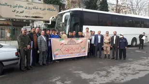 اعزام نخستین کاروان راهیان نور ناحیه سپاه حضرت روح الله (ره)