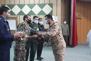 سربازان نمونه و نخبه نیروهای مسلح استان تجلیل شدند