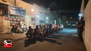 چراغ روضه ای که خاموش نمی شود