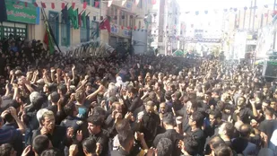 سوگواری مردم ملایر در عاشورای حسینی