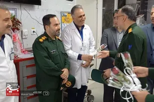 دیدار مسئولین سپاه ناحیه ملایر با پرستاران و کادر درمان