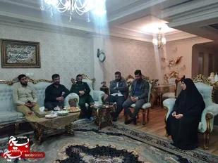 دیدار با خانواده شهید مدافع حرم مجید محمدی