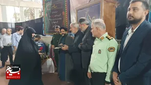 تصاویر/ مراسم اختتامیه دومین نمایشگاه طرح اسوه پایگاه های مقاومت بسیج شهرستان چالوس