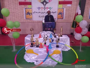 مراسم افتتاحیه المپیاد ورزشی مدرسه ای منطقه راین به یاد دانش آموزان شهید شاهچراغ