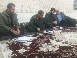 دیدار با خانواده شهید بندعلی احمدی