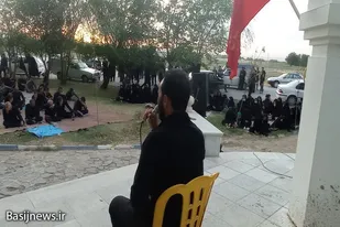 مراسم سومین روز از شهادت امام حسین (ع) در شهر صالح آباد برگزار شد