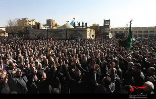عزاداری مردم بام ایران در اربعین حسینی