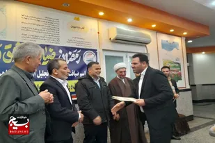 مراسم تقدیر از کارکنان شرکت جوان سیر ایثار استان همدان