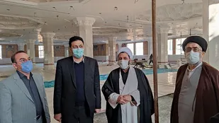 بازدید  مسئولان از روند ساخت مصلی باقرشهر