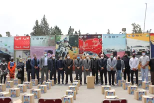 رزمایش کمک های مومنانه فدراسیون موتور سواری و اتومبیل رانی