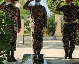 حضور بسیجیان پایگاه بسیج امام هادی(ع) در بوستان شهدا خوانسار