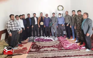 تجلیل از  قهرمان ورزش های رزمی در  گتوند