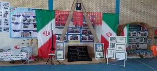 راه اندازی نمایشگاه عرصه ها ومجموعه های نقش آفرین، توسط رزمندگان وبسیجیان گردان ۱۱۴ امام حسین علیه السلام