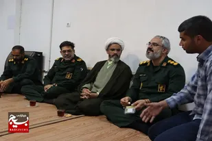 حضور فرمانده سپاه انصارالحسین(ع) در پایگاه مقاومت بسیج ویژه امام حسین(ع) همدان+تصاویر