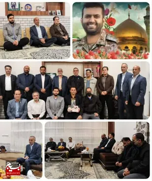 دیدار با خانواده شهیدان مدافع حرم امین منوچهری پور و شهید علیرضا شهربانو زاده