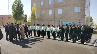مراسم صبحگاه مشترک نیروهای مسلح در ایجرود برگزار شد