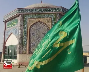 سیاه پوش مجالس عزاداری امام&zwnj;حسین (ع) درهندیجان