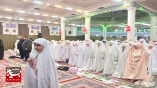 جشن هزار دانش آموز روزه اولی ناحیه بلال مشهد+تصاویر