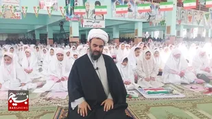 جشن تکلیف دانش آموزان دختر در پارس&zwnj;آباد برگزار شد