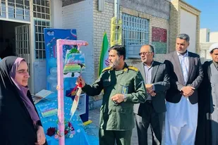 همزمان با سراسر کشور زنگ جشن نیکوکاری در مدارس شهرستان نیکشهر نواخته شد