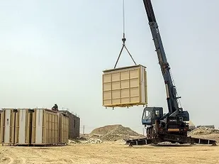 سپاه ۵۴ کانکس دیگر به روستای سایه خوش ارسال کرد
