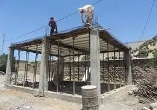 ساخت سه واحدمنزل مسکونی محروم توسط بسیج سازندگی ناحیه امام سجاد