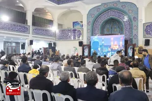 مراسم سالگرد عالم مجاهد آیت الله سید ابوالحسن نوری در مسجد جامع خرمشهر