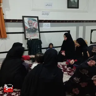 یادواره شهید سلیمانی در پایگاه بسیج زکیه تفتان  برگزار شد