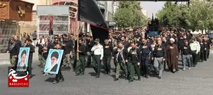 مراسم عزاداری ۲۸ صفر نیروهای مسلح استان سمنان برگزار شد+عکس