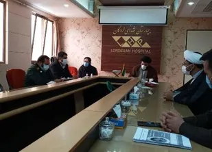 عیادت از بیماران کرونایی در لردگان