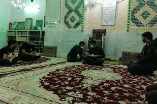 بازدید فرمانده حوزه مقاومت بسیج روح الله ناحیه مرکزی یزد از پایگاه شهدای خیرآباد