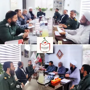 نشست هم اندیشی برگزاری اجلاسیه شهدای طلاب و روحانی استان تهران در سپاه پیشوا