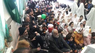 برگزاری جشن ۱۲ بهمن در روستای ابرسج شاهرود+ تصاویر