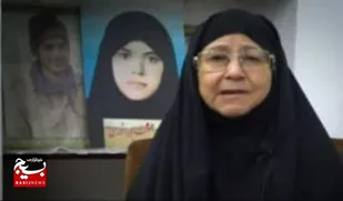 آسمانی شدن مادر شهیدان پور انوری در دزفول