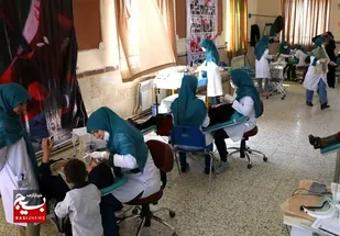 ارائه خدمات پزشکی جهادی به ساکنان مناطق محروم شمال خوزستان