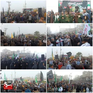 برگزاری تجمع فاطمیون در حمیدیه