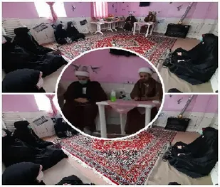 جلسه حلقه صالحین در پایگاه بسیج سمیه برگزار شد