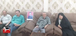 دیدار نوروزی از خانواده شهید علی برخورداری