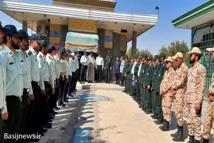 عطر افشانی مزار مطهر شهدای بهار به مناسبت هفته نیروی انتظامی