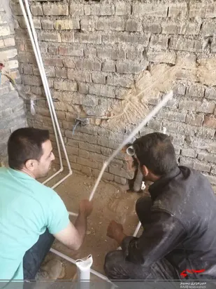 خدمت رسانی جهادگران بسیجی شرکت ایرالکو در روستای محمدیه+تصاویر